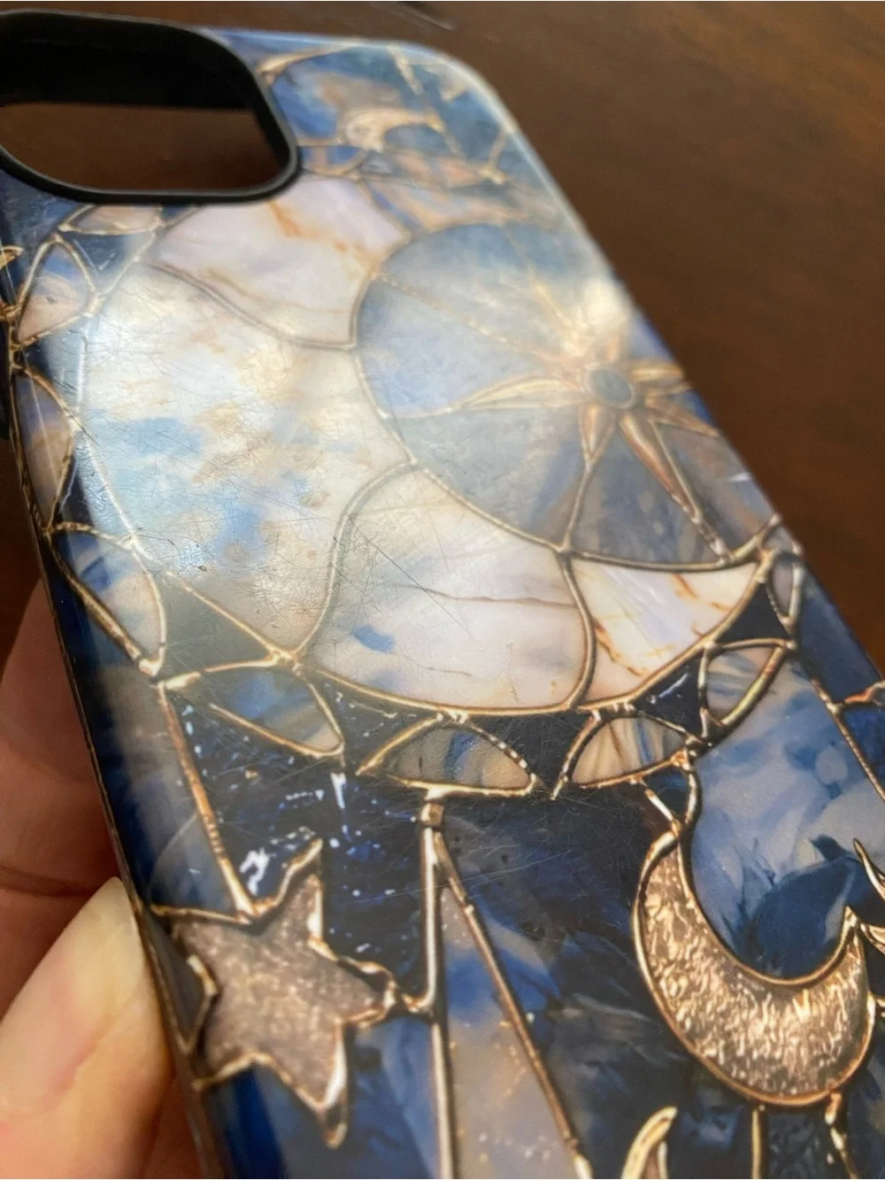 Caseease Starry Night Phone Case iPhone 13 Glossy MagSafe Shockproof